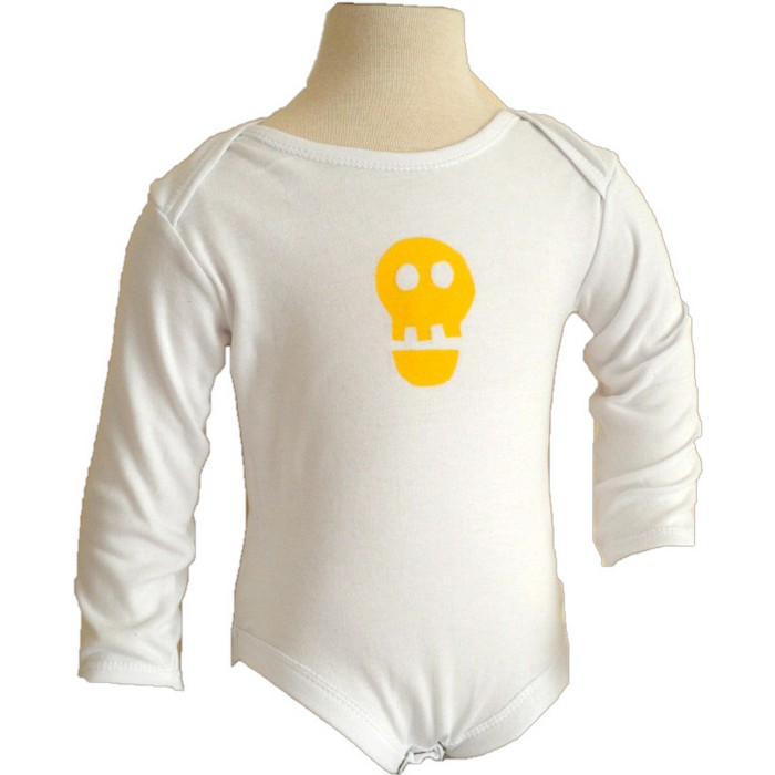 Baby Grow - Sunny Skull print